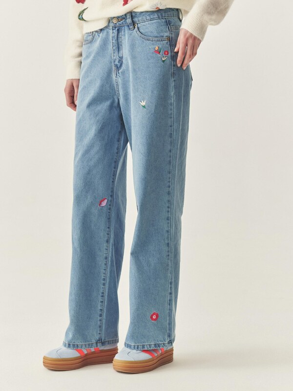 TATUUM Kavbojke moder denim