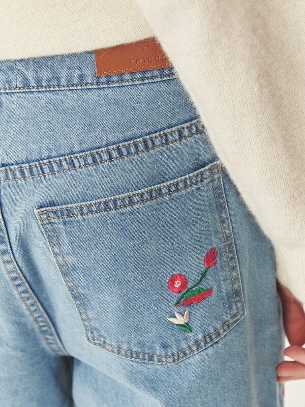 TATUUM Kavbojke moder denim