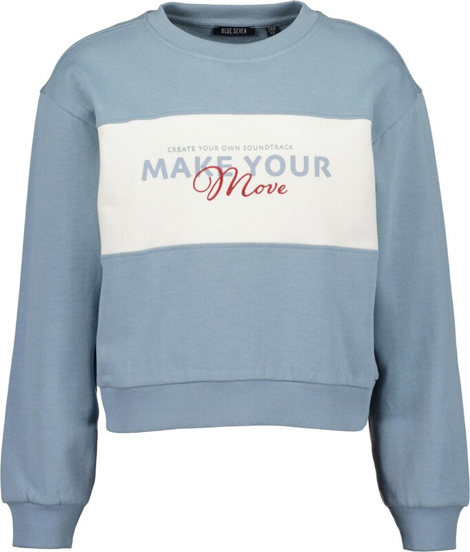 BLUE SEVEN Majica opal / rdeča / bela