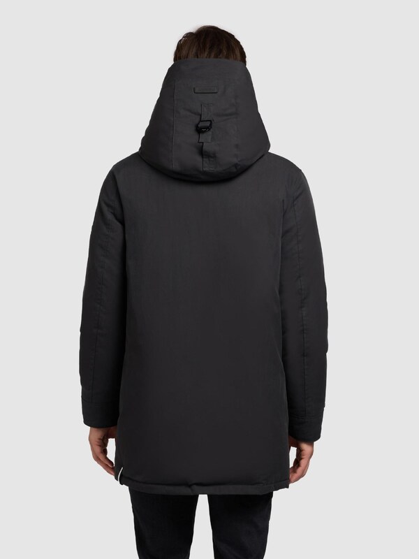 khujo Zimska jakna 'KIRK' siva / temno siva