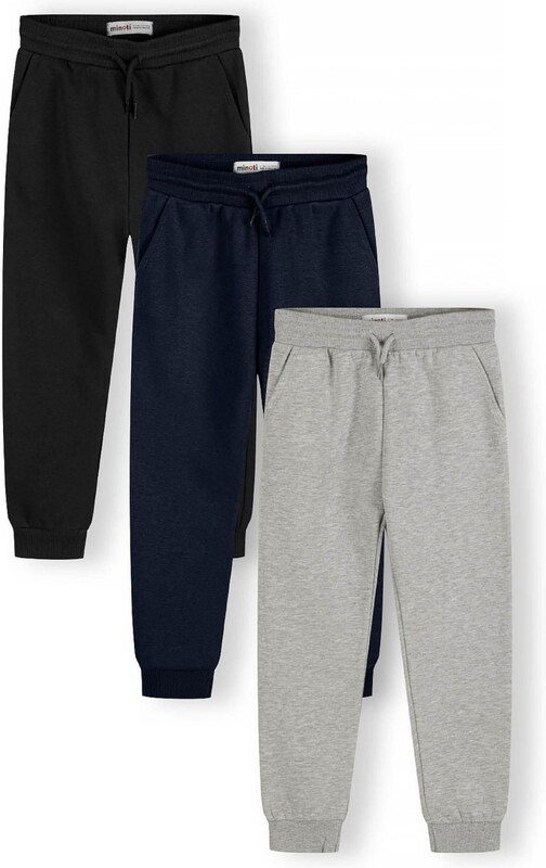 MINOTI Hlače temno modra / pegasto siva / črna