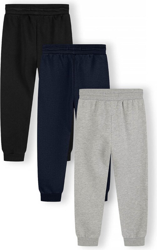 MINOTI Hlače temno modra / pegasto siva / črna