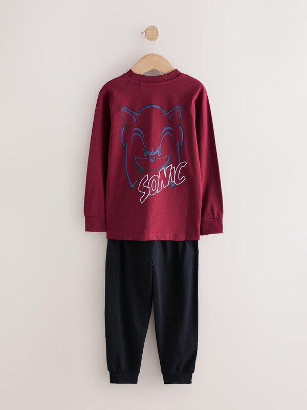 Next Pižama modra / rdeča / burgund / črna