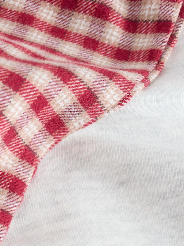 Next Pižama ecru / jelka / svetlo zelena / rdeča