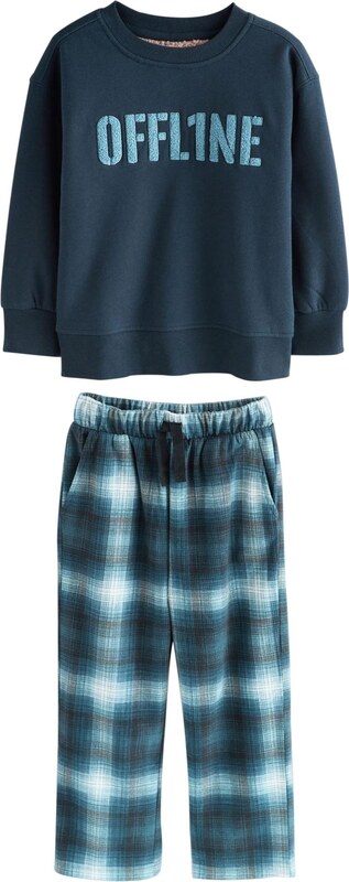 Next Pižama mornarska / nebeško modra