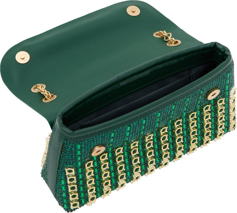 faina Pisemska torbica zlata / zelena