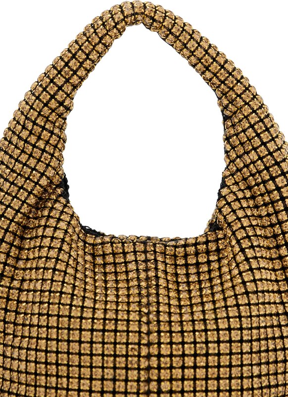 faina Ročna torbica zlata / črna