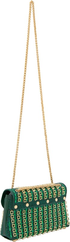 faina Pisemska torbica zlata / zelena