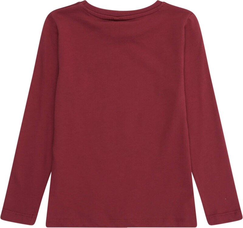 NAME IT Majica 'NMFNIA' mornarska / rosé / burgund / črna