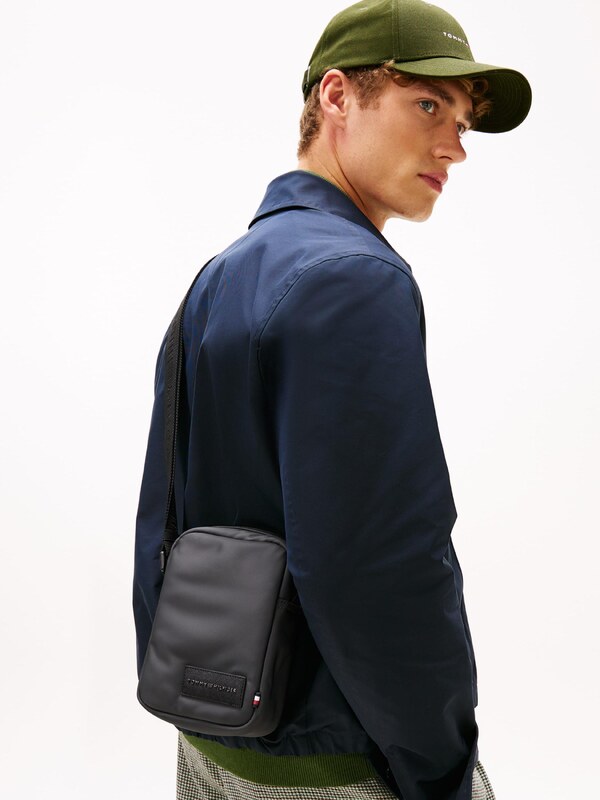 TOMMY HILFIGER Torba za čez ramo temno siva