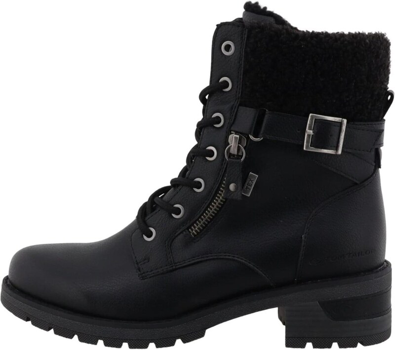 TOM TAILOR Škornji črna