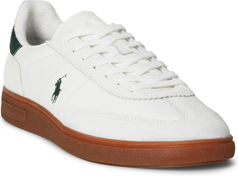 Polo Ralph Lauren Nizke superge 'BEDFORD' temno zelena / off-bela