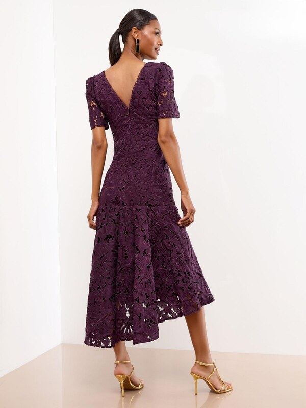 Lipsy Obleka temno liila