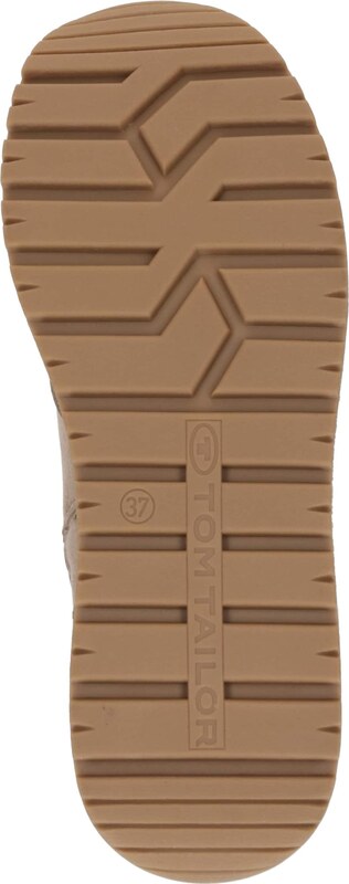 TOM TAILOR Gležnarji z vezalkami svetlo bež / temno bež / rjava