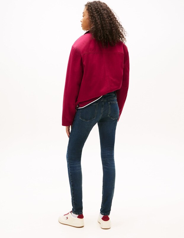 Tommy Jeans Kavbojke temno modra