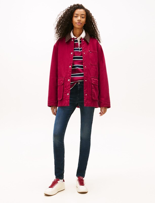 Tommy Jeans Kavbojke temno modra