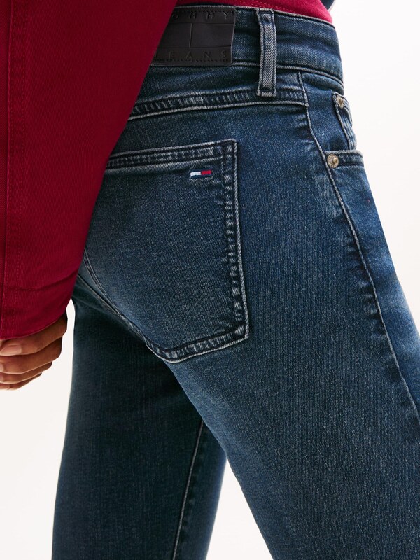 Tommy Jeans Kavbojke temno modra