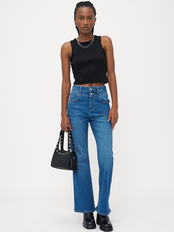 Only Petite Kavbojke 'ONLDARCY' moder denim