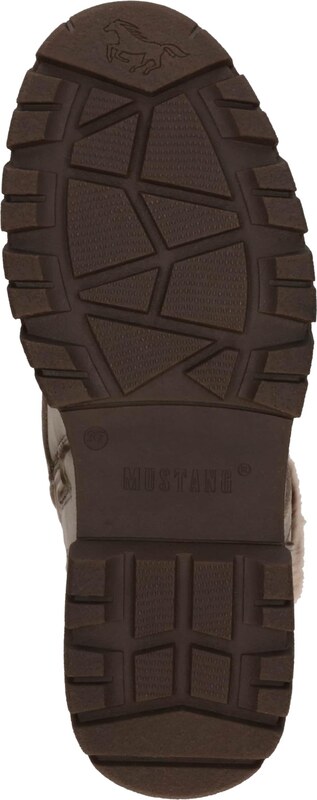 MUSTANG Gležnarji z vezalkami off-bela