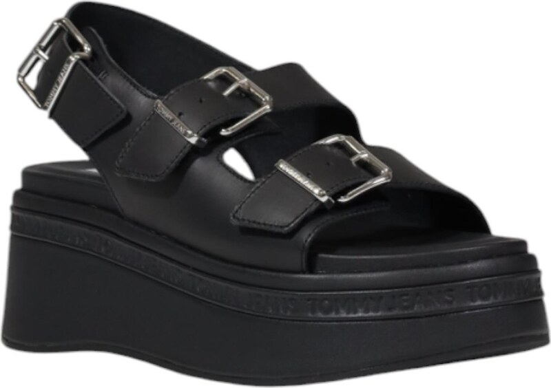 Tommy Hilfiger Jeans Sandali s platformo Tommy Hilfiger