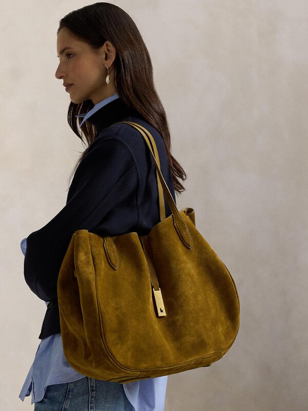 Polo Ralph Lauren Nakupovalna torba oliva