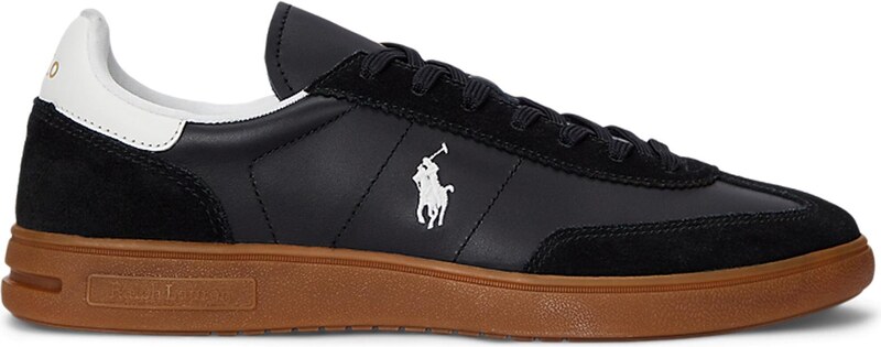 Polo Ralph Lauren Nizke superge 'Bedford' črna / bela