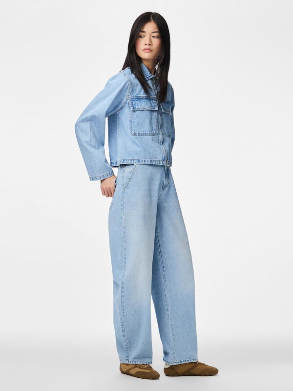 PIECES Kavbojke 'PCRATE' moder denim