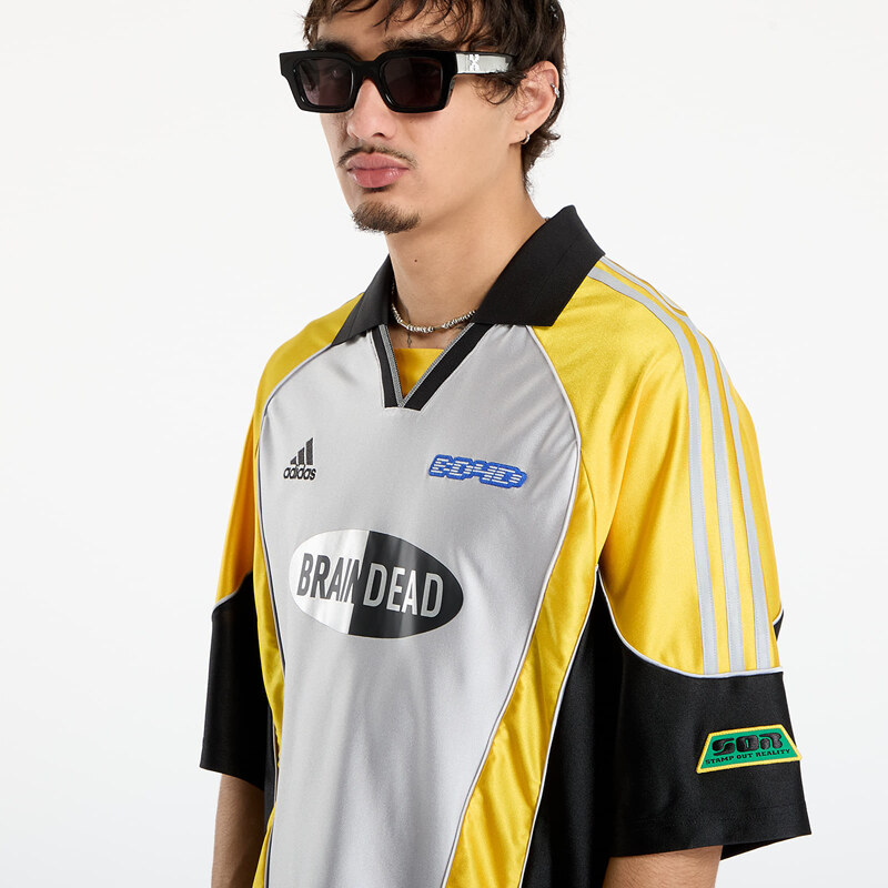 adidas Originals Dres adidas x Brain Dead Fb Jersey Silver Metallic S
