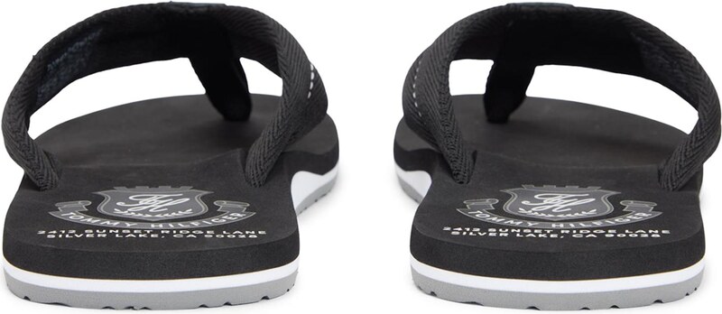 TOMMY HILFIGER Japonke črna / bela