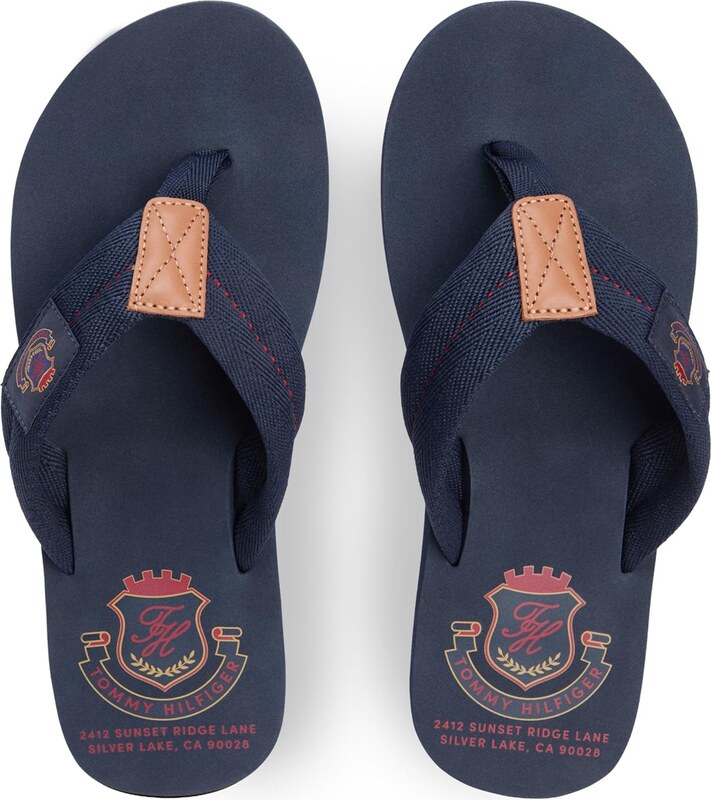 TOMMY HILFIGER Japonke marine / sepija / rdeča