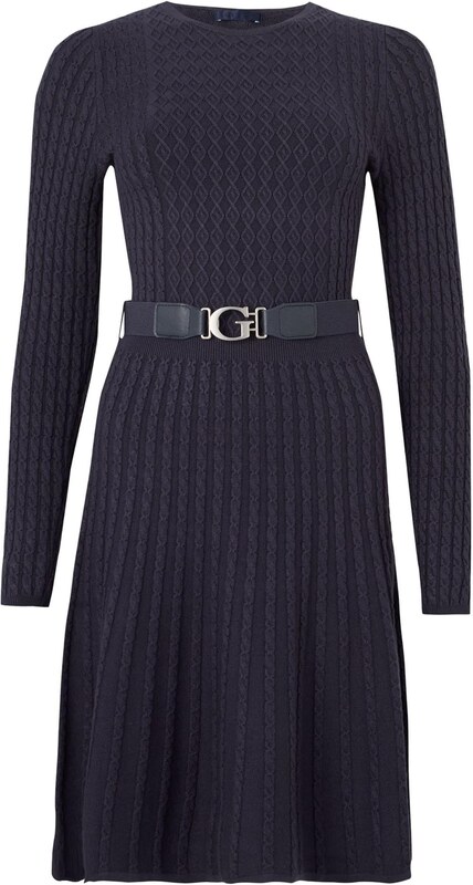 GUESS Pletena obleka 'HANA' mornarska