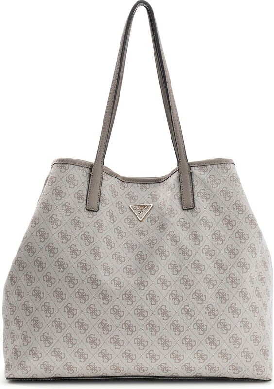 GUESS Nakupovalna torba 'Victtoria' temno siva / svetlo siva
