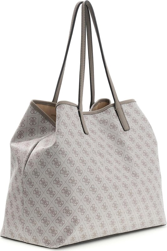 GUESS Nakupovalna torba 'Victtoria' temno siva / svetlo siva