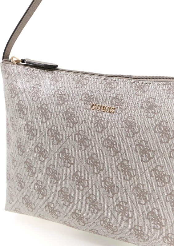 GUESS Nakupovalna torba 'Victtoria' temno siva / svetlo siva