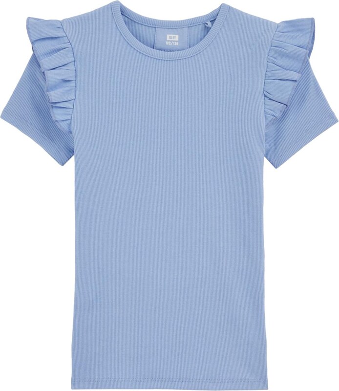 WE Fashion Majica 'Meisjes' pastelno modra