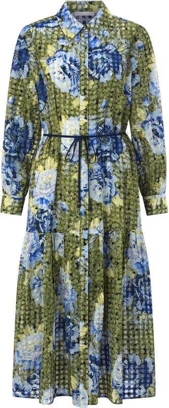 Rich & Royal Dolga srajca svetlo modra / svetlo zelena