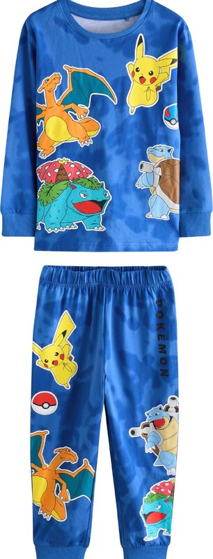 Next Pižama modra / rumena / črna