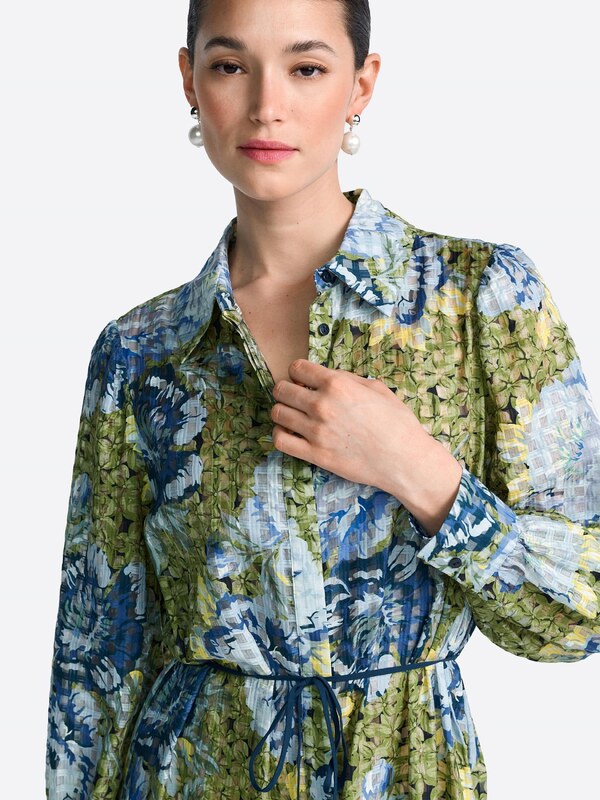 Rich & Royal Dolga srajca svetlo modra / svetlo zelena