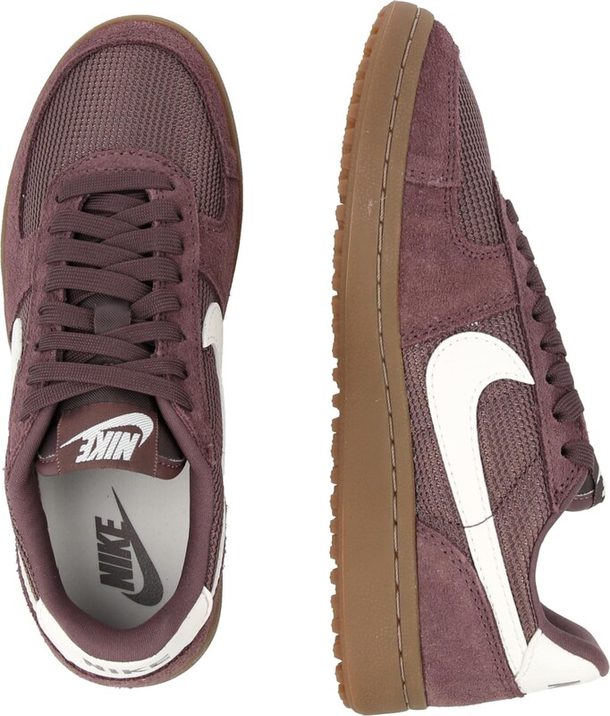 Nike Sportswear Nizke superge 'Field General' rjava / bela