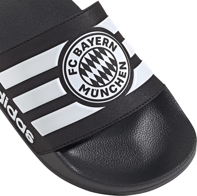 ADIDAS SPORTSWEAR Nizki natikači 'ADILETTE SHOWER Bayern Munich' črna / bela