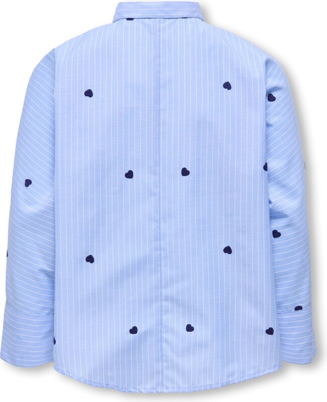 ONLY GIRLS Bluza 'KOGNEW' mornarska / svetlo modra / bela