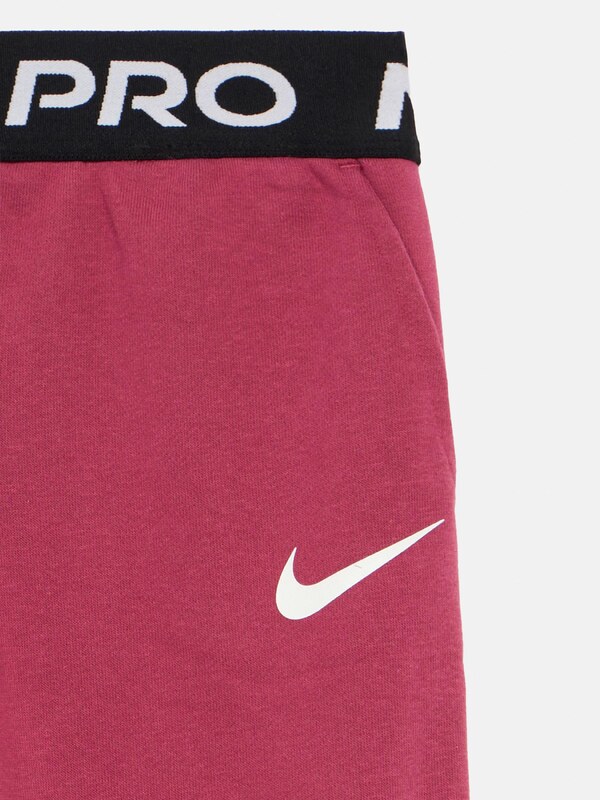 Nike Sportswear Hlače 'PRO' roza / črna / bela