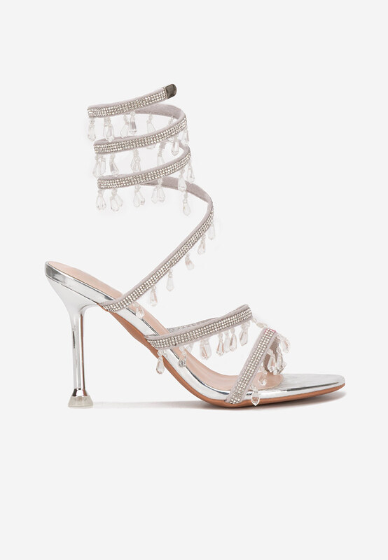 Zapatos Ženski sandali Calisa Srebrne