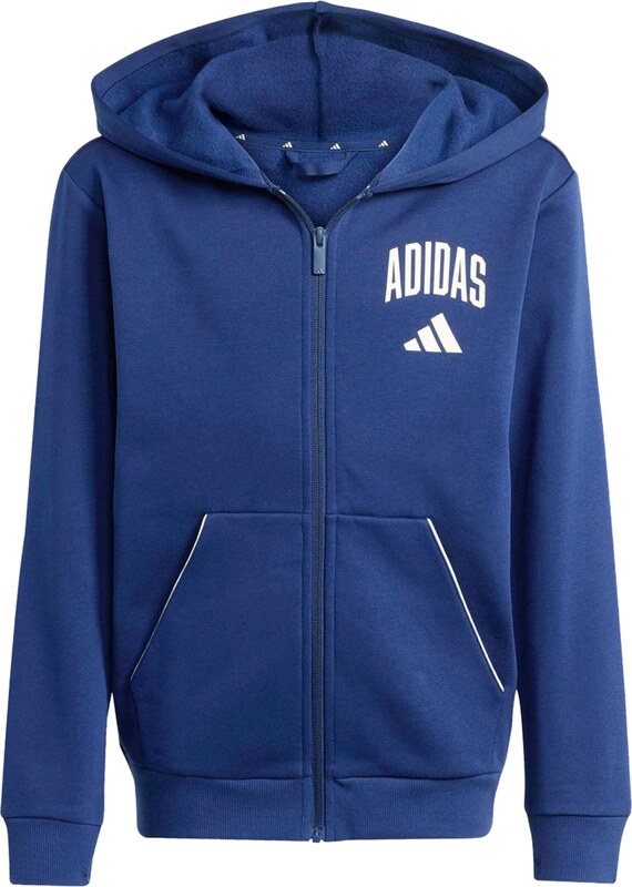 ADIDAS SPORTSWEAR Športna jopa na zadrgo encijan / bela