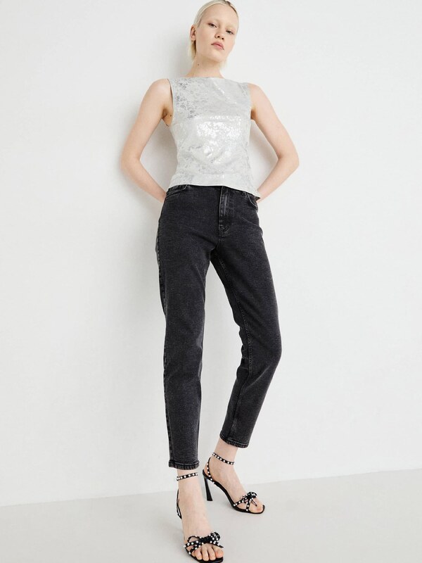 PIECES Kavbojke 'PCKESIA' siv denim