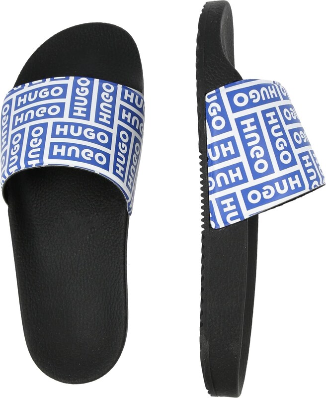 HUGO Nizki natikači 'Timein' modra / bela