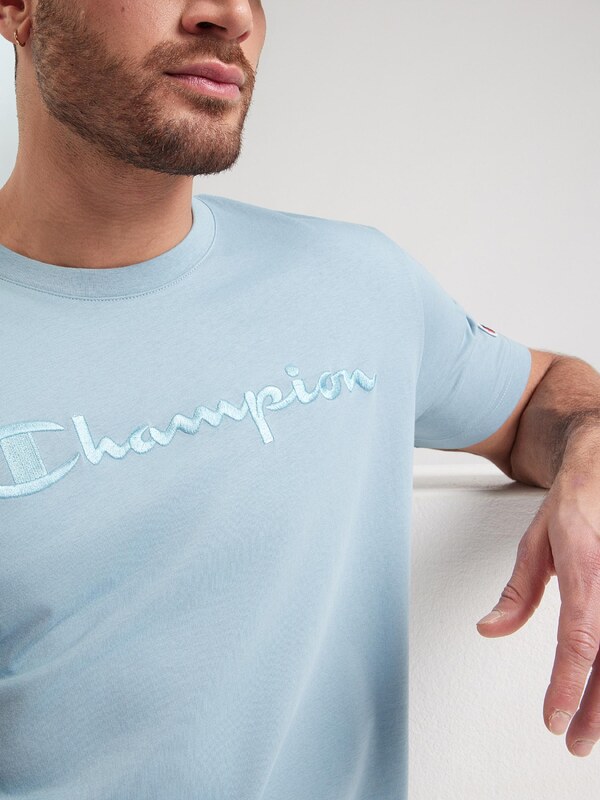 Champion Authentic Athletic Apparel Majica nebeško modra / svetlo modra