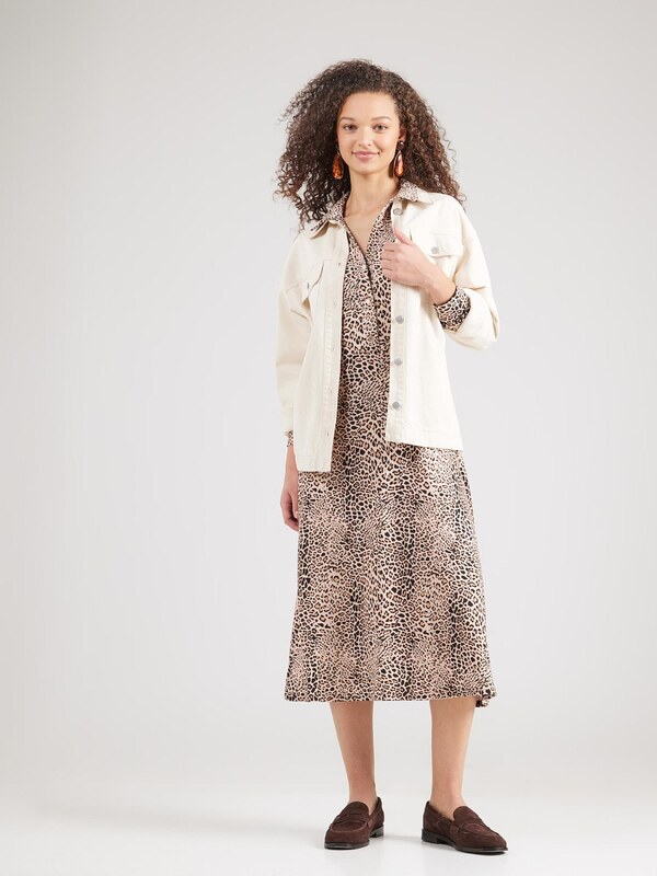 Morgan Dolga srajca '261-RINGO' bež / konjak / črna