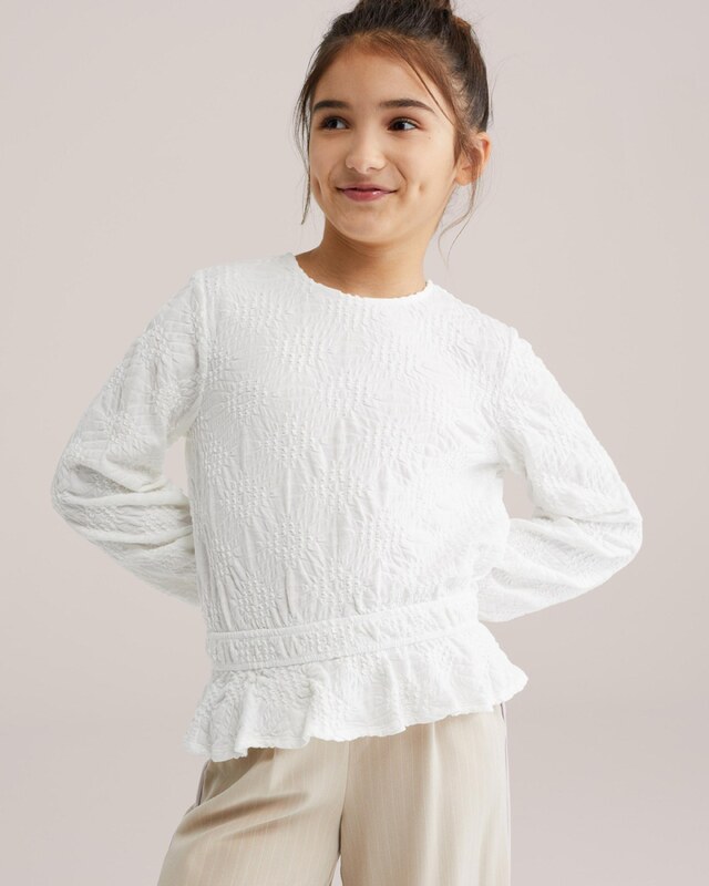 WE Fashion Bluza naravno bela