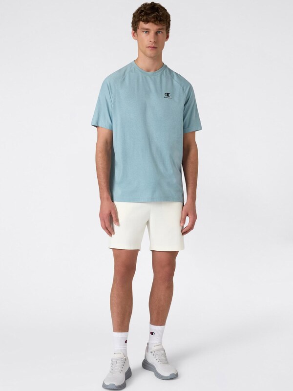 Champion Authentic Athletic Apparel Majica golobje modra / črna